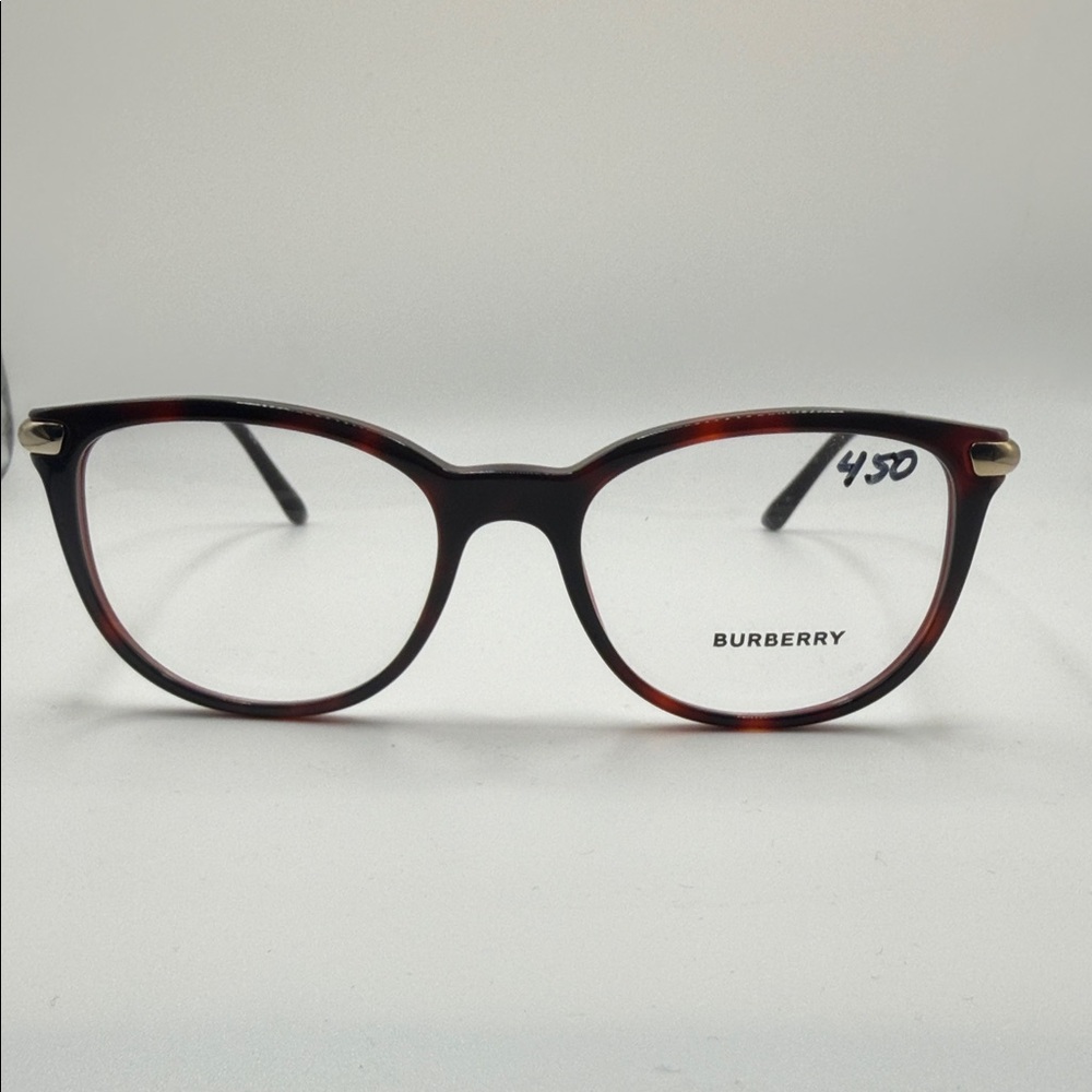 Burberry Women's Red and Black Glasses B2255 No Case